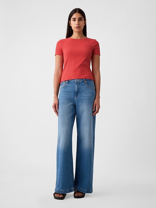 Image number 9 showing, Modern Rib Cropped T-Shirt