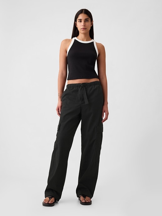1 of 8 showing, with the color black of product Cargo Easy Pants