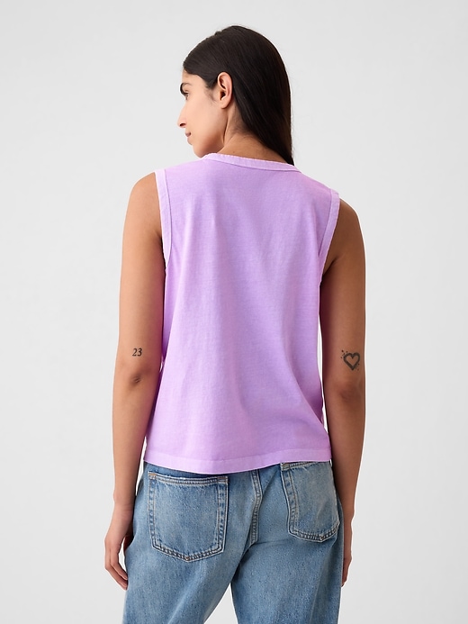 Image number 2 showing, Organic Cotton Vintage Tank Top