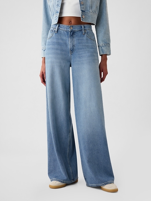 Image number 2 showing, Mid Rise UltraSoft Baggy Jeans