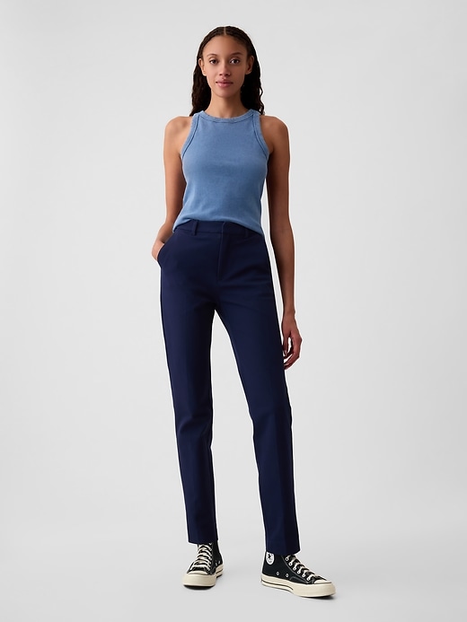 Image number 9 showing, Mid Rise BiStretch Slim Pants