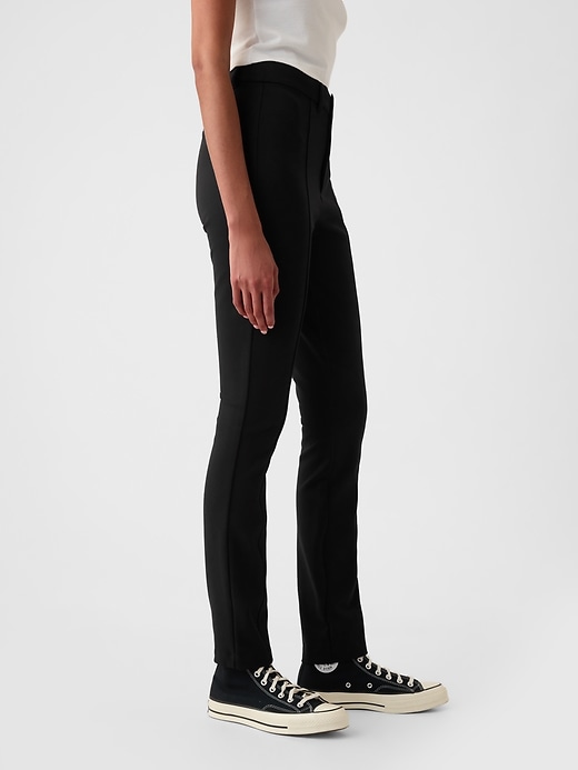 Image number 3 showing, High Rise Ponte Skinny Pants