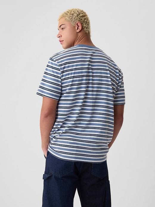 2 of 8 showing, with the color blue multi stripe of product Original T-Shirt