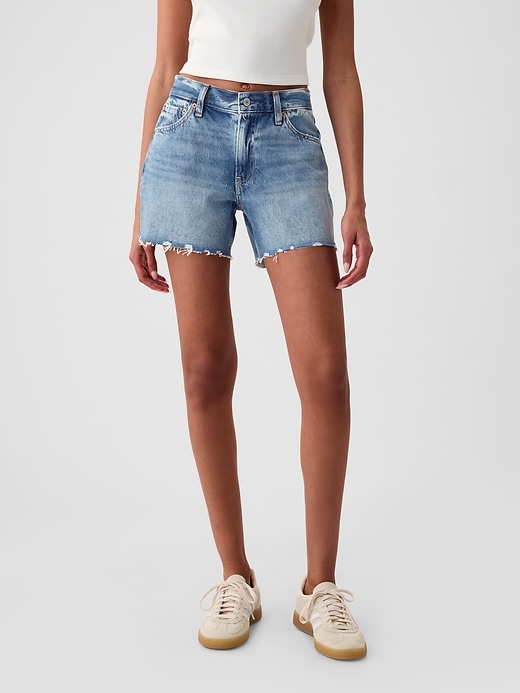 Image number 2 showing, 4" Low Rise Stride Denim Shorts