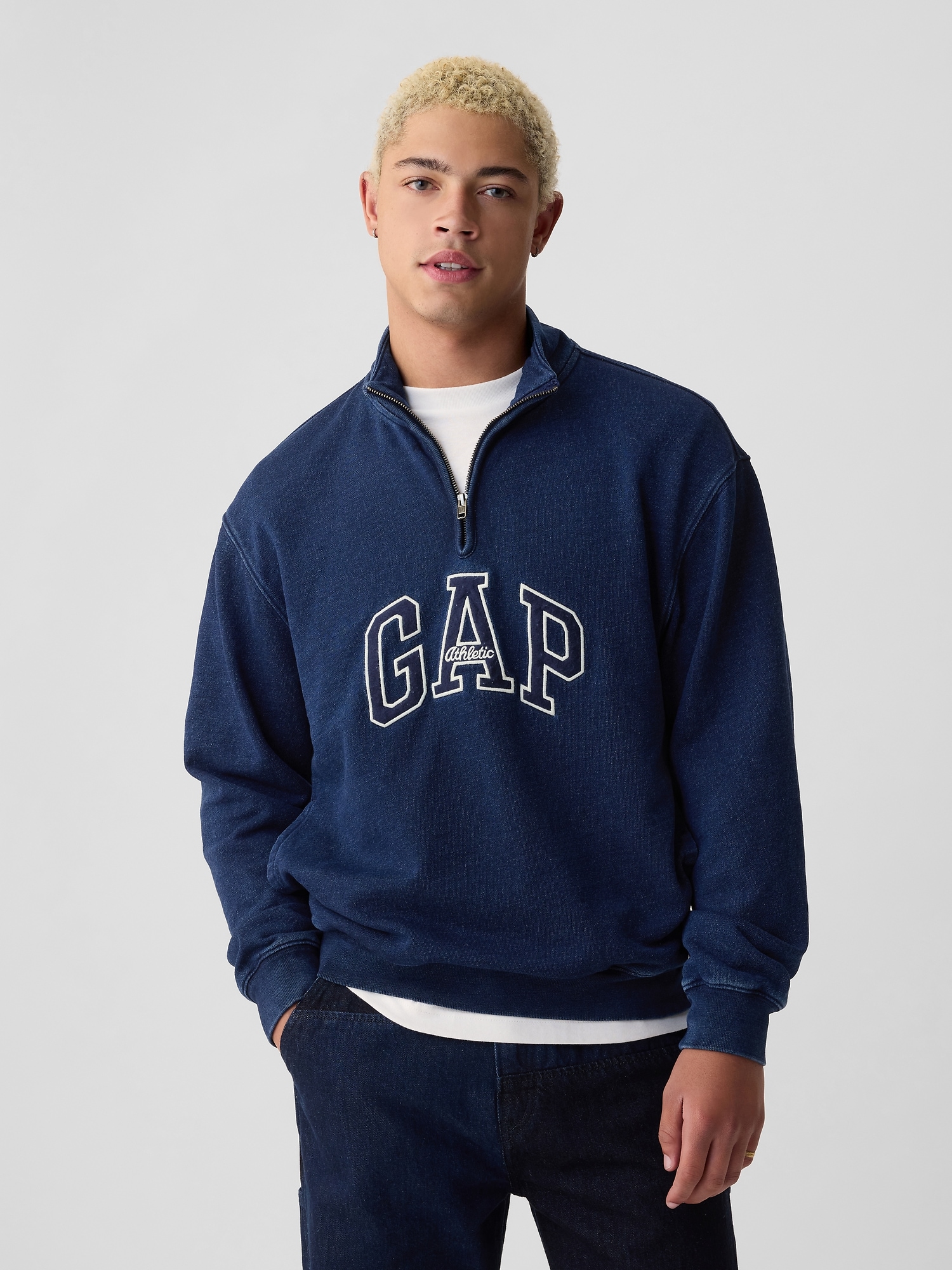 Gap half zip sweater online