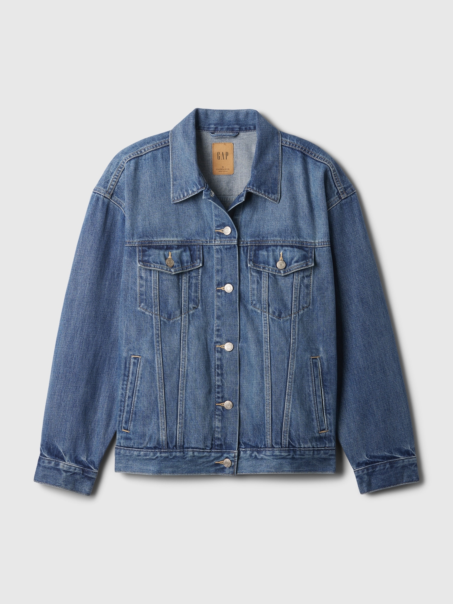Oversized Icon Denim Jacket Gap