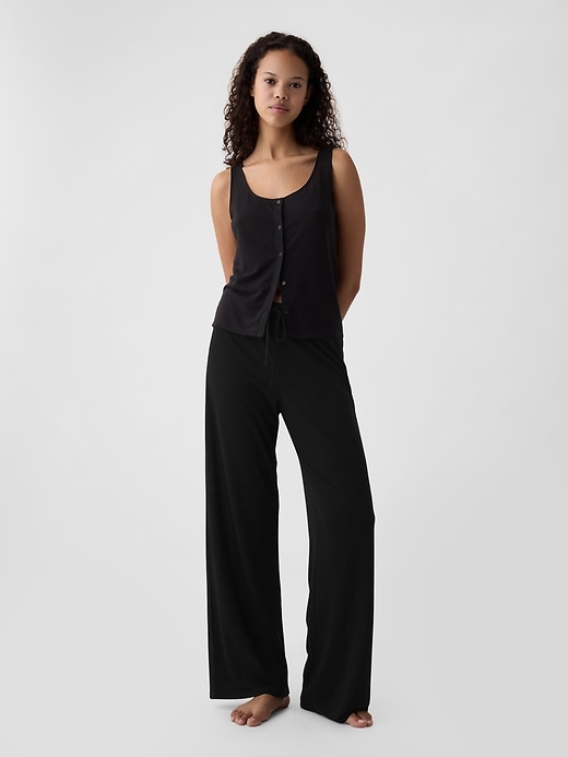 Linen-Blend PJ Pants | Gap