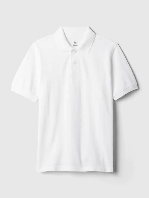 Image number 3 showing, Kids Organic Cotton Uniform Polo Shirt