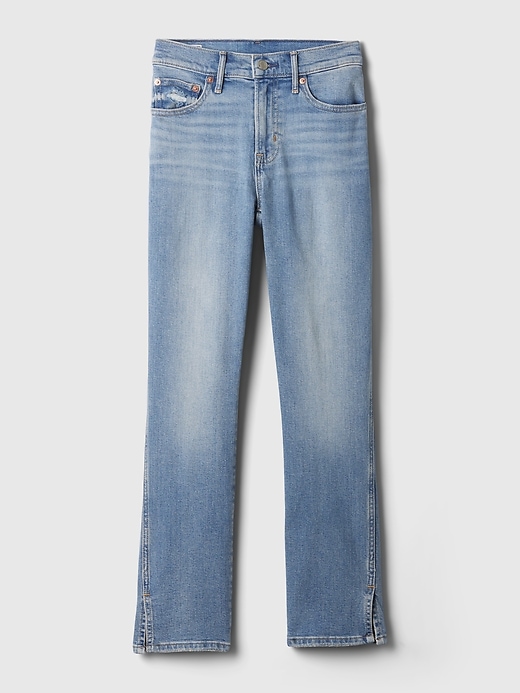 Image number 7 showing, Mid Rise Split-Hem Vintage Slim Jeans