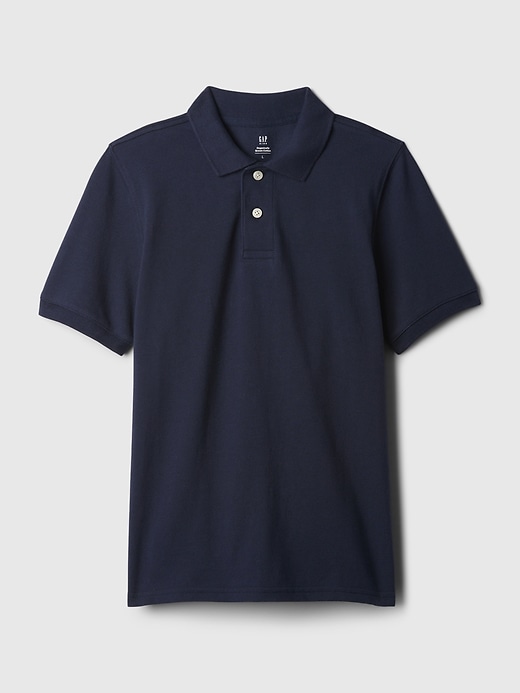 Image number 3 showing, Kids Organic Cotton Uniform Polo Shirt