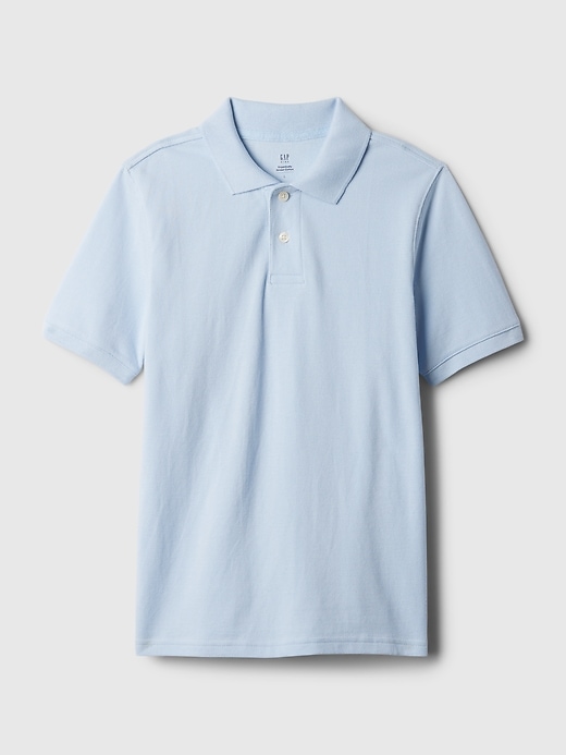 Image number 10 showing, Kids Organic Cotton Uniform Polo Shirt