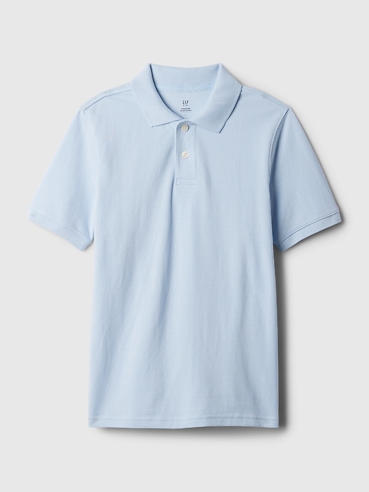 Image number 3 showing, Kids Organic Cotton Uniform Polo Shirt