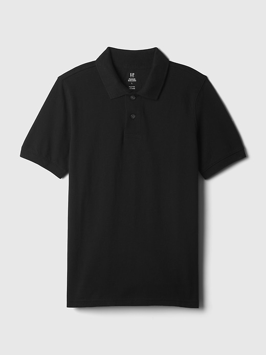 Image number 8 showing, Kids Organic Cotton Uniform Polo Shirt