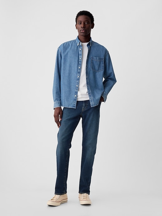Image number 1 showing, Straight Jeans
