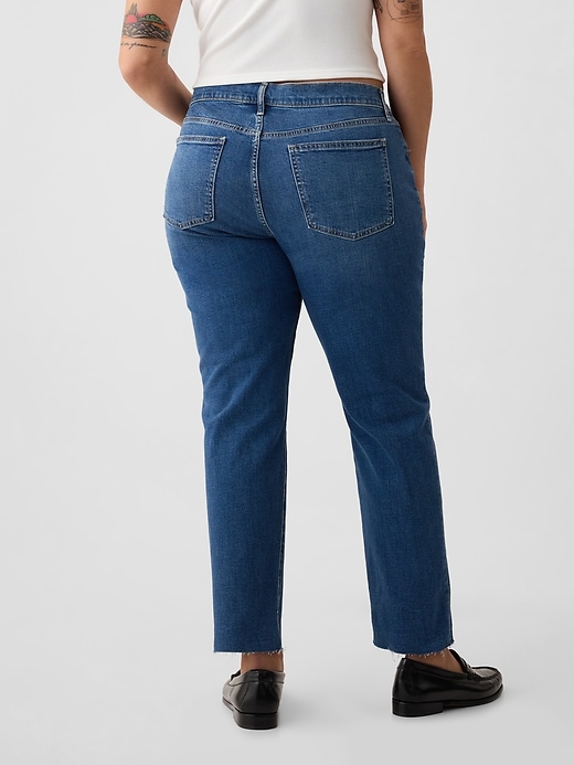 Image number 6 showing, Mid Rise Girlfriend Jeans