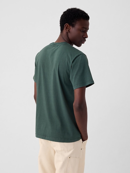 2 of 8 showing, with the color moores green of product Gap Arch Logo T-Shirt