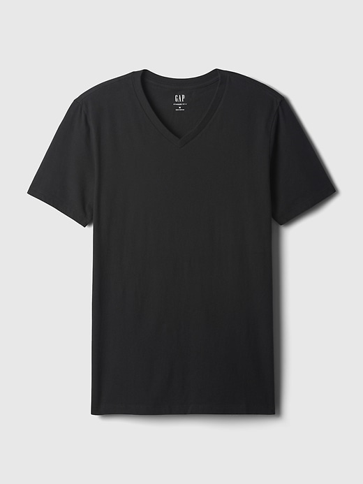 Image number 4 showing, Cotton Jersey V-Neck T-Shirt