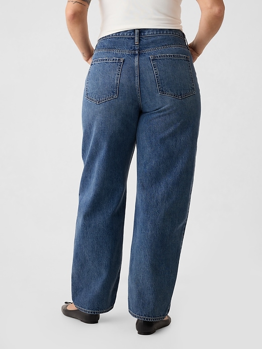Image number 6 showing, High Rise Barrel Jeans