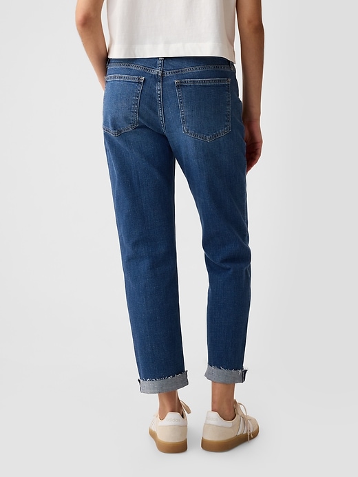 Image number 4 showing, Mid Rise Girlfriend Jeans