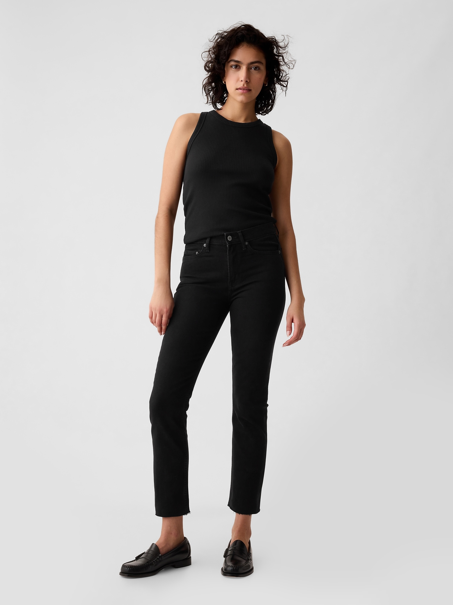 Mid Rise Vintage Slim Jeans