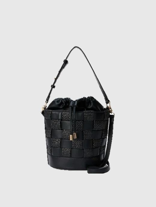 1 of 8 showing, with the color Black of product Balboa Bucket Bag