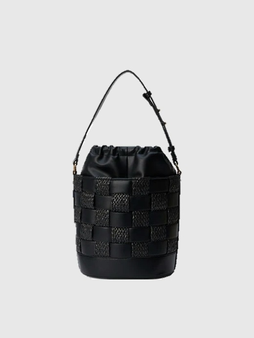 2 of 8 showing, with the color Black of product Balboa Bucket Bag