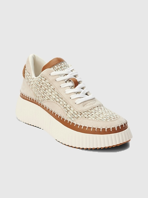 2 of 8 showing, with the color Tan Woven of product Go To Platform Sneaker