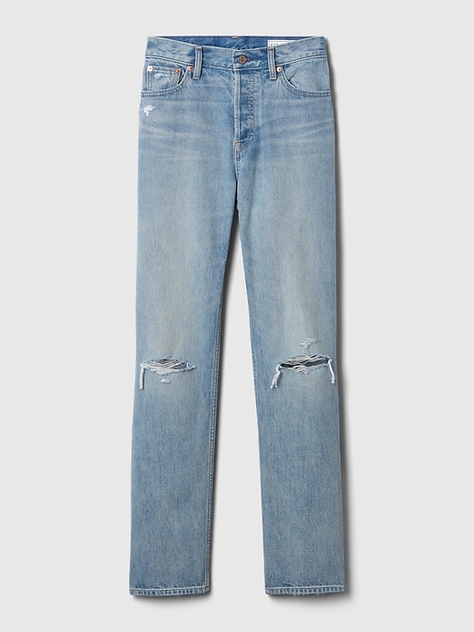 Image number 7 showing, High Rise Rigid '90s Straight Jeans