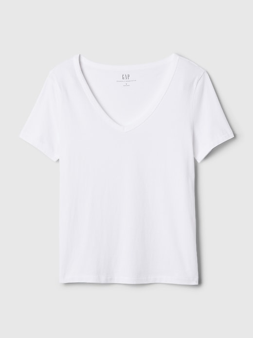 Image number 5 showing, Organic Cotton VintageSoft V-Neck T-Shirt