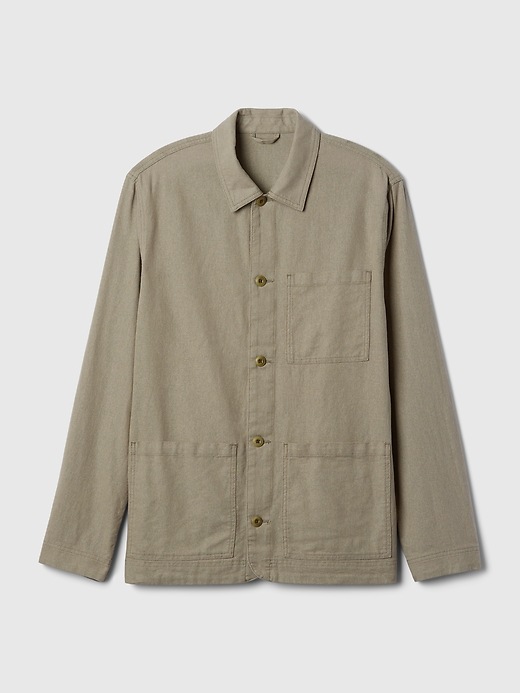 Image number 9 showing, Linen-Cotton Chore Jacket