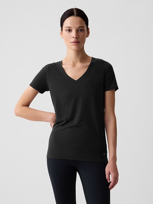 Image number 1 showing, GapFit Breathe V-Neck T-Shirt