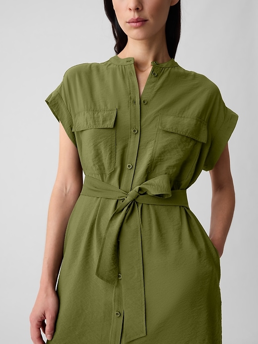 gap utility button mini dress Utility Button Mini Dress