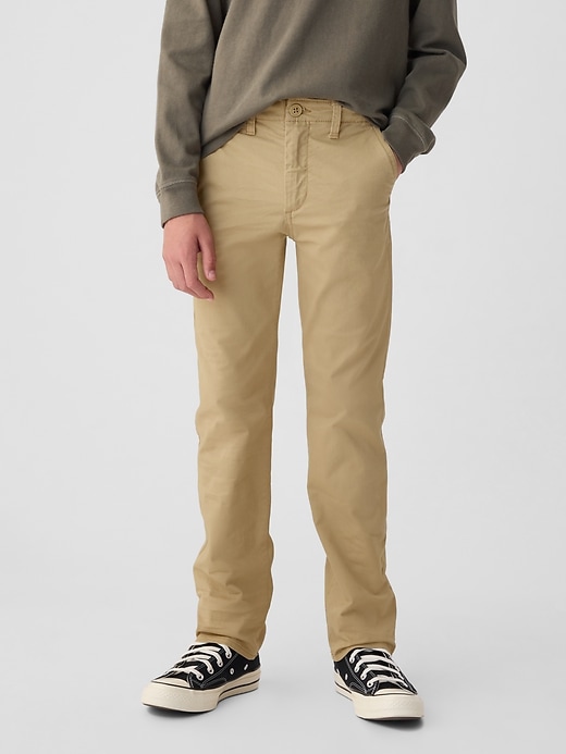 Image number 2 showing, Kids Uniform Straight-Fit Stretch Khakis