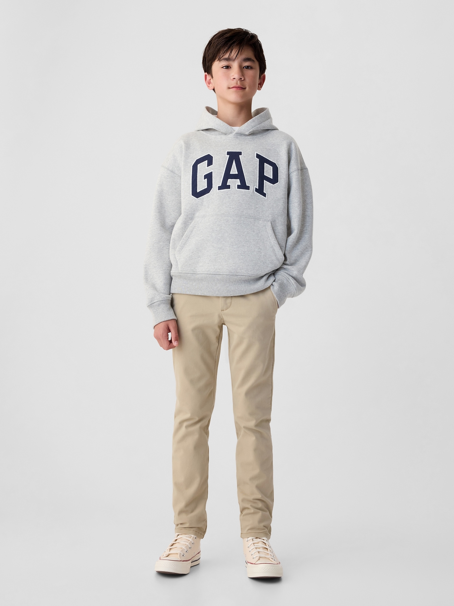 Kids Uniform Skinny Khakis