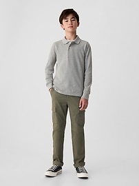 Kids Organic Cotton Uniform Polo Shirt