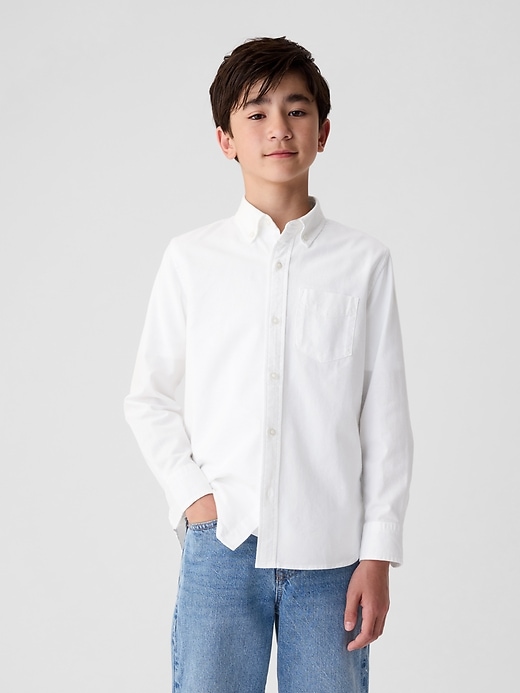 Image number 1 showing, Kids Uniform Oxford Shirt