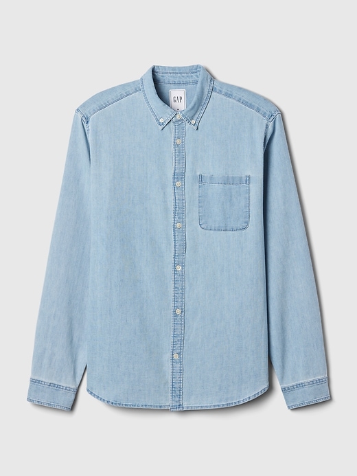 Image number 5 showing, Denim Pocket Shirt