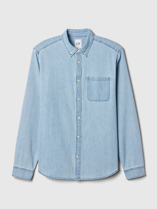 Image number 6 showing, Denim Pocket Shirt