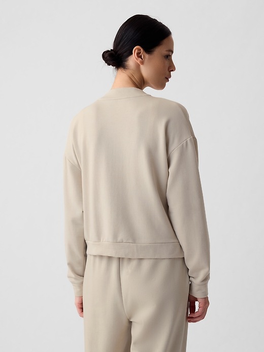 2 of 8 showing, with the color moonstone beige of product Cloudlight Oversized Cardigan