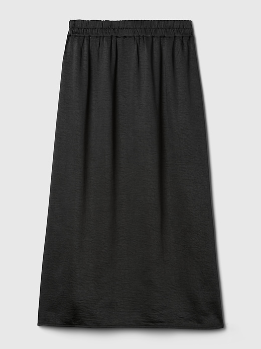 Image number 7 showing, Satin Midi Skirt