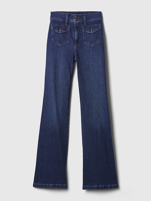 Image number 7 showing, High Rise '70s Flare Jeans