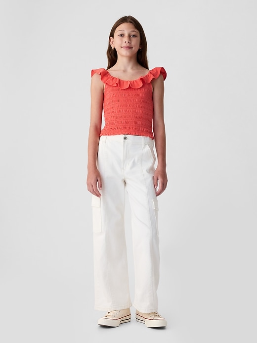 Kids Ruffle Smocked Tank Top | Gap