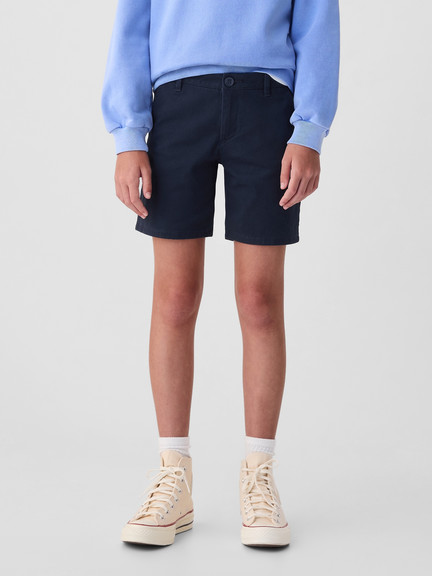 Kids Uniform Midi Shorts