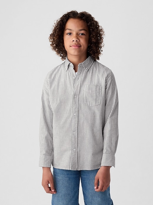 Image number 8 showing, Kids Uniform Oxford Shirt
