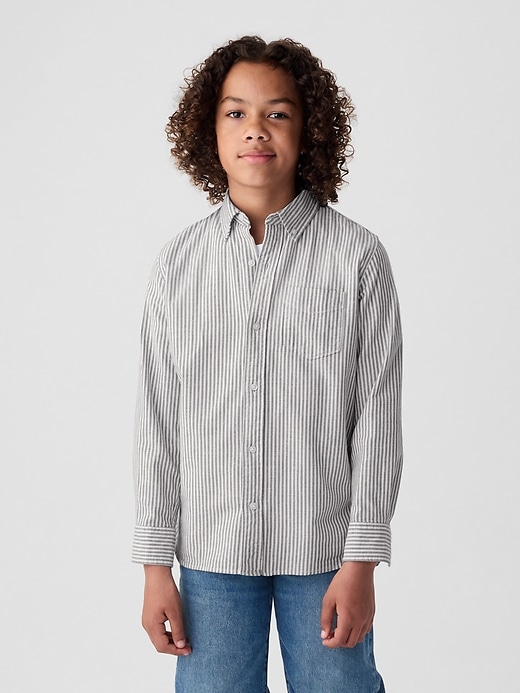 Image number 1 showing, Kids Uniform Oxford Shirt