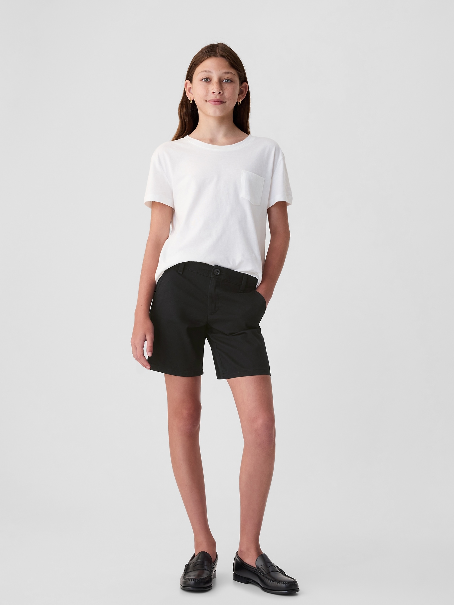 Kids Uniform Midi Shorts