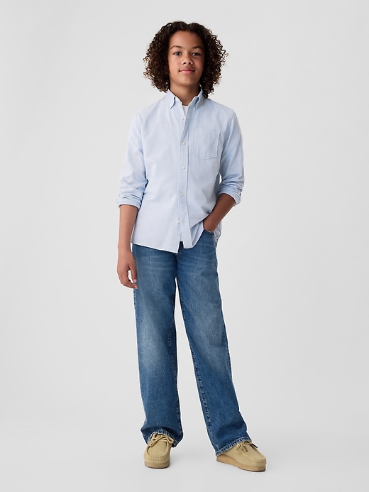 Image number 3 showing, Kids Uniform Oxford Shirt