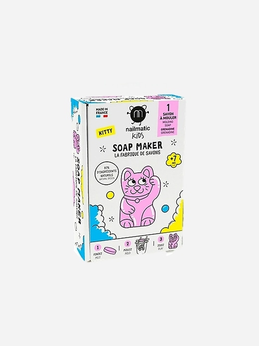 1 of 8 showing, with the color Pink of product Kitty Soap Maker