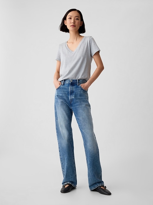 Image number 3 showing, Organic Cotton VintageSoft V-Neck T-Shirt