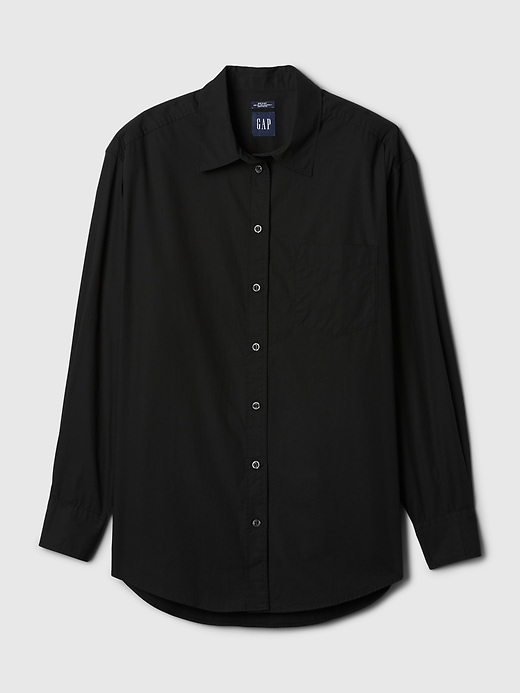 Image number 5 showing, Organic Cotton Poplin Big Shirt